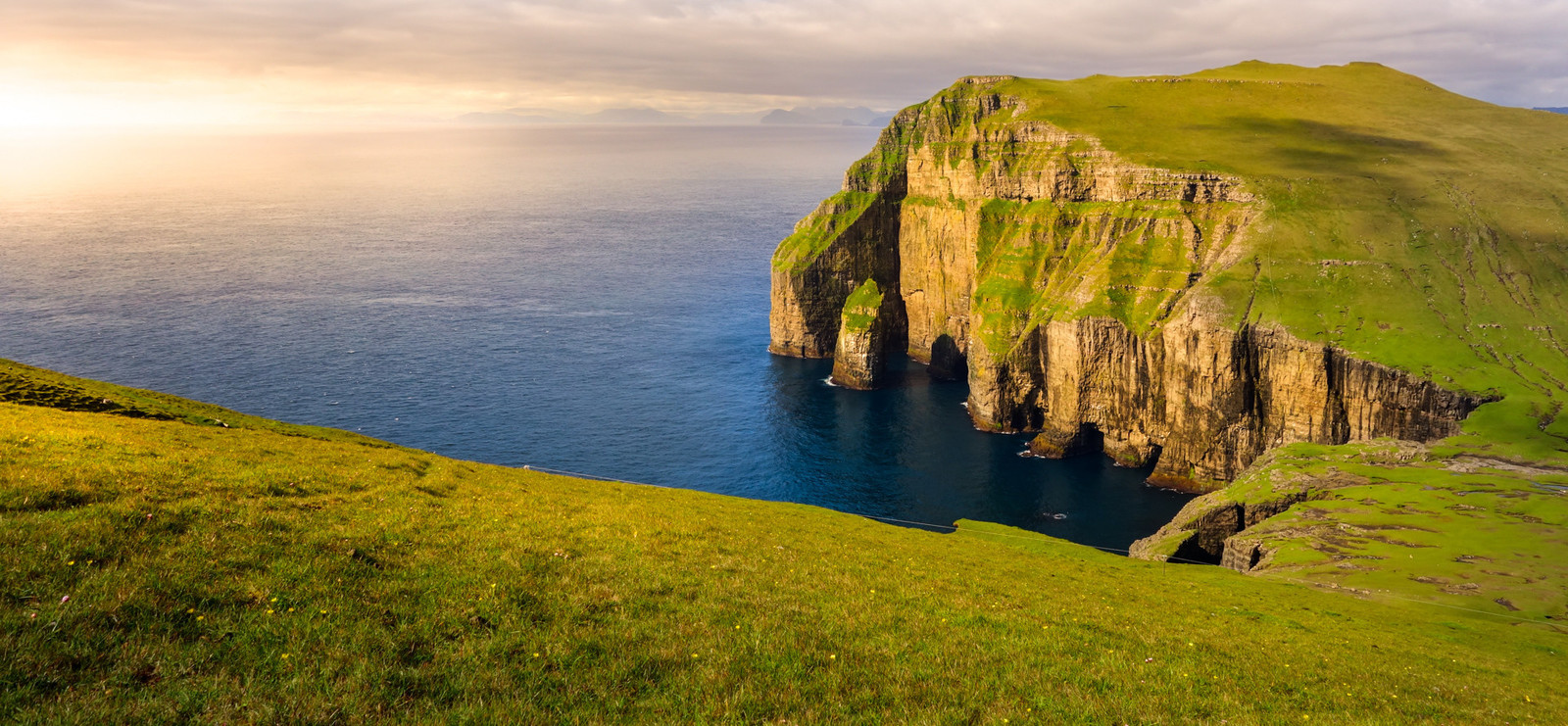 A photograph taken on the Faroe Islands
